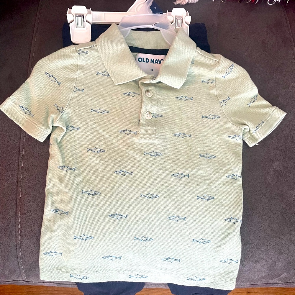 Old Navy Shark Polo